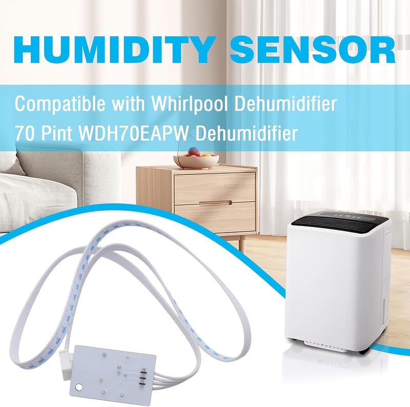wfsulee Humidity Sensor Compatible with Whirlpool Dehumidifier,Fit for 70 Pint WDH70EAPW Dehumidifier,Repair Error Code E1 E3 - Image 2